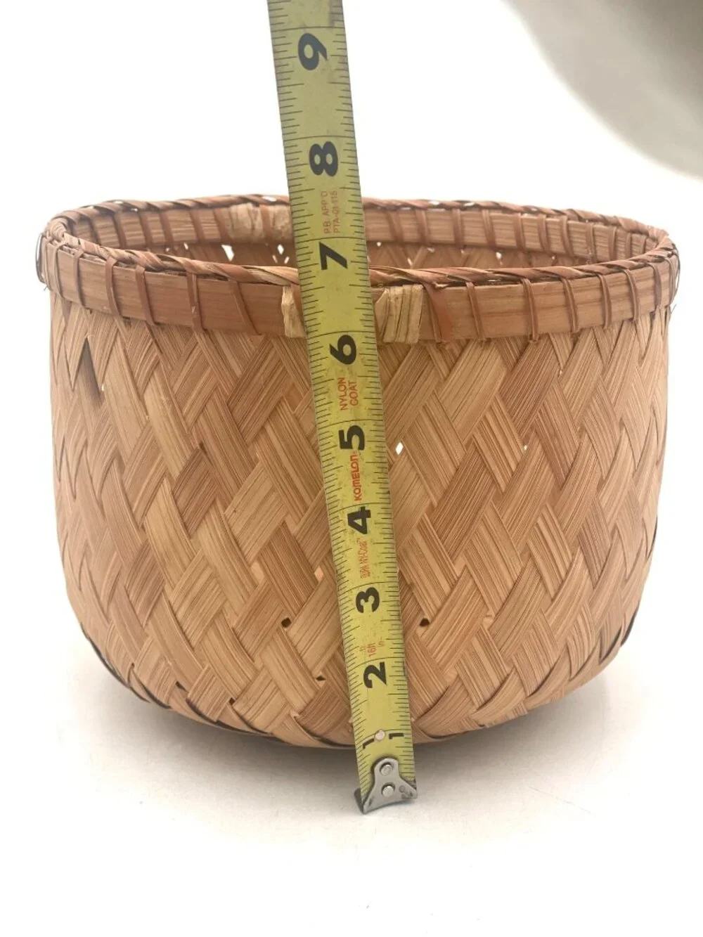 Handwoven Natural Bamboo Basket 7